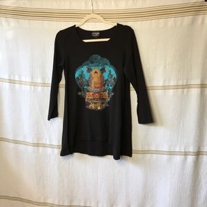 A black long sleeve citron 3.33 tee Buddha med.